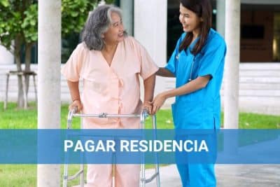 Anciana en una residencia gracias a las ayudas para pagar residencia de ancianos